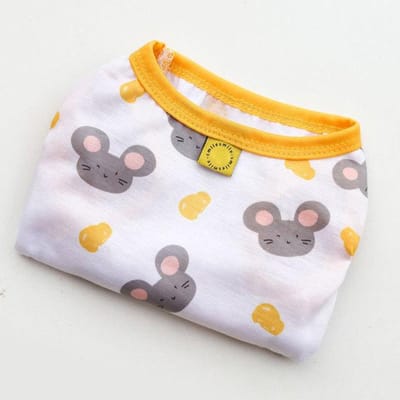 Printemps et Été T-shirt de Fond Animal de Compagnie Teddy Chien Bikini Panda Mimi Poméranien Schnauzer Général Petits Vêtements de Chiot XL
