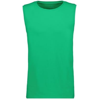 Ragman Ondermode Athletic Jersey Shirt Round Neck Electric Green / male