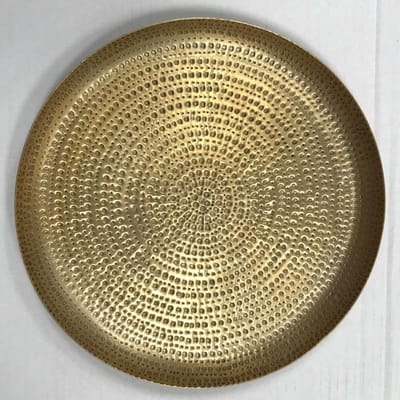 Marokkaans dienblad / decoratie schaal Zana in goud
