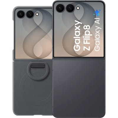 Samsung Galaxy Z Flip 8 256GB Zwart 5G + Siliconen Back Cover met Magneet Zwart