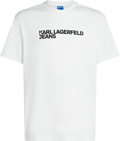 Karl Lagerfeld Jeans A1m17002 T-shirt Met Korte Mouwen Wit L Man