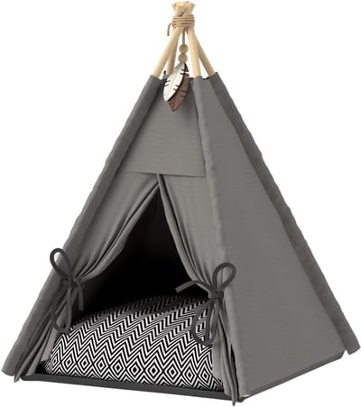 PawHut - Tent - met kussen - antislip - voor katten en honden