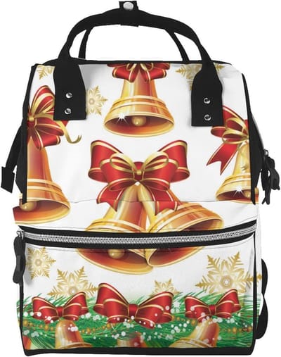 Luiertas Rugzak - Mommie Tas - Multifunctioneel Reizen - Waterdichte Stof - 28 x 18 x 40 cm - Zwart