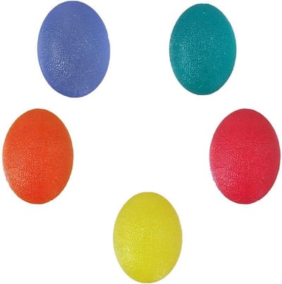 5-Pack Meervoudige Weerstand Therapie Oefening Gel Knijp Ballen voor Hand En Pols Versterking