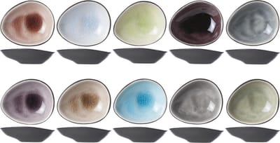 Cosy&Trendy Streetfood Festival Bord - Ovaal - 6.9 cm x 5.9 cm - Set-10