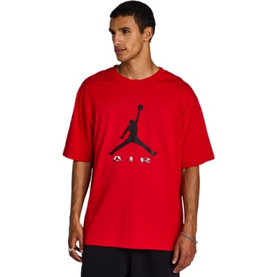 Jordan Brooklyn T-shirts Heren - Rood - Maat L - Katoen Jersey