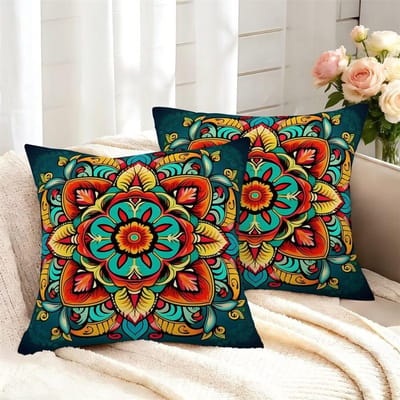 Kussenhoezen Set - Kussenslopen Boho - Woonkamer Decoratie - Dubbelzijdig Bedrukt - 70x70 cm - Boho