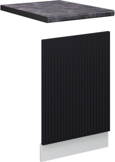 Vicco Fame-Line Frontpaneel – 45 cm, WB Antraciet Zwart gestreept