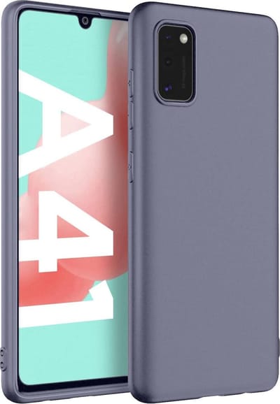 HB Hoesje Geschikt voor Samsung Galaxy A41 - Paars - Siliconen Back Cover
