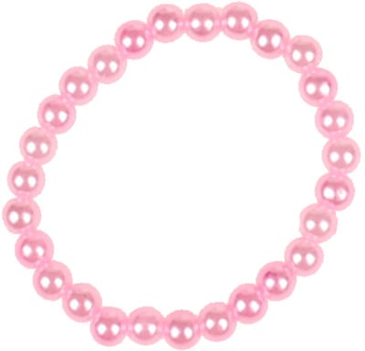 Kinderarmbandje Imitatieparels Roze & Parelmoer - Imitatieparels 6mm - Elastisch