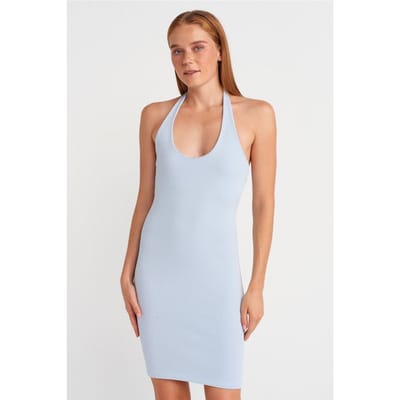 Geribbelde Bodycon Minijurk