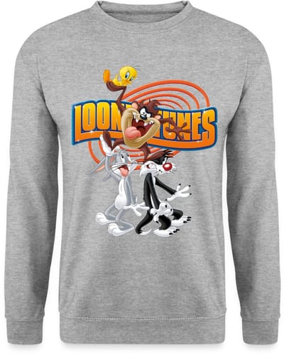 Looney Tunes Bugs Taz Tweety Sylvester Sweater Heren