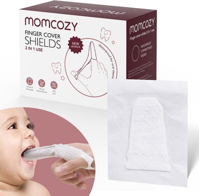 Baby Vinger Tandenborstel Set - Tandenreiniger, Tongreiniger & Tandvleesdoekjes (30 stuks)