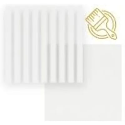 Maestro Latt Lattenwand - White (overschilderbaar) - 277x30xcm - 2 Stuks