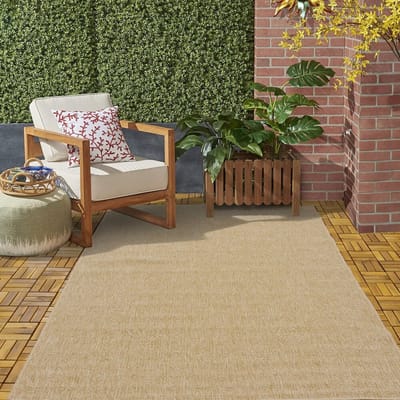 Flycarpets Lucia Naturel Sisal Buitenkleed Voor Binnen & Buiten Vloerkleed - Beige - 140x200 cm