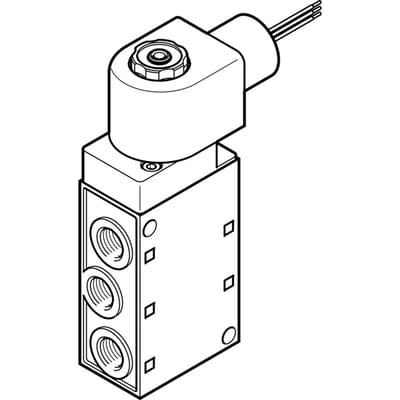 Festo 5/2 Monostabiele Lucht Magneetventiel G1/4 1000L/Min - 535910