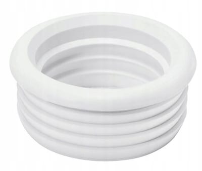 Tycner Serie - Rubberen Reductiepakking - 50/40mm - Witte Kleur - Hittebestendig