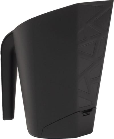 EDA XL Pelletschep, kunststof, zwart