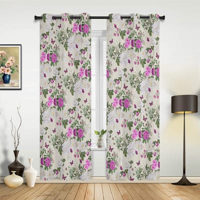 Aquarel Bloemen Plant Bladeren Raamgordijnen voor Woonkamer Slaapkamer Gordijn Modern Keuken Jaloezieën Drapes Gordijnen 135W x 60H(cm) x1