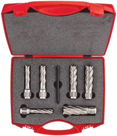 Wurth - HSS-kernboor assortiment 7-delig - Serie kernboren HSS 7-delig x 1 st Lengte 84.6 mm
