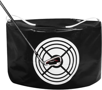 Scott Edward Golf Smash Bag Golf Impact Bag Power Smash Hitting Pocket Golf Practice Swing Tool Waterproof Durable PVC Fabric