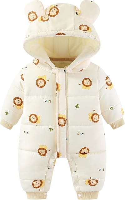 Warme Winter Sneeuwpak voor Baby en Peuter met Capuchon