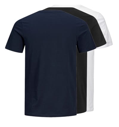 JACK&JONES JJENOA TEE SS CREW NECK 3PK MP Heren T-shirt - Maat L