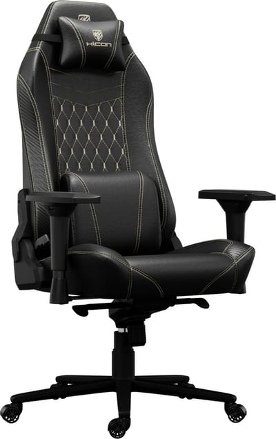 HICON® Ergonomische Bureaustoel met Luxe Premium Ontwerp - Bureaustoel Renegade - Verstelbare Functies - APEX Serie - Zwart