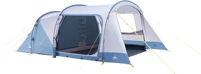 NOMAD® Dogon 320 LW Familietent | Lichtgewicht tunneltent | 4 personen | Ruime leefruimte | Verduistend binnendoentent | Goede Ventilatie | Grijs