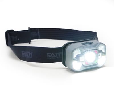 Faith Senso Hoofdlamp- EXB-1 - Led - Oplaadbaar - 500mAh lithium - 1000 lumen - Bewegingssensor