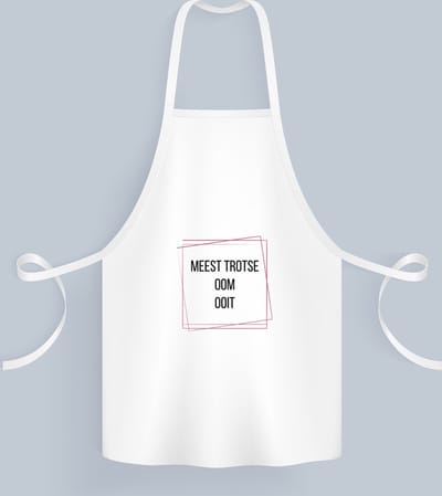 Akyol - meest trotse oom ooit Keukenschort - Oom - trotse oom - verjaardagscadeau - verjaardag - cadeau - cadeautje voor oom - oom artikelen - kado - geschenk - gift - 82 bij 71 cm