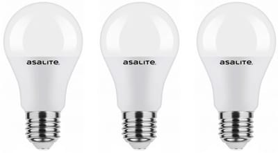 Asalite LED Lamp A60 E27 Fitting - 7W = 45W - 630 Lumen - 6500K Koud Wit Daglicht - Niet Dimbaar - 220-240V - Energiezuinig - 3 stuks