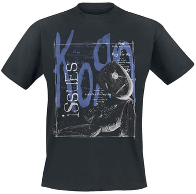 Korn T-shirt - Issues Tracklist in a Box - S tot 5XL - zwart