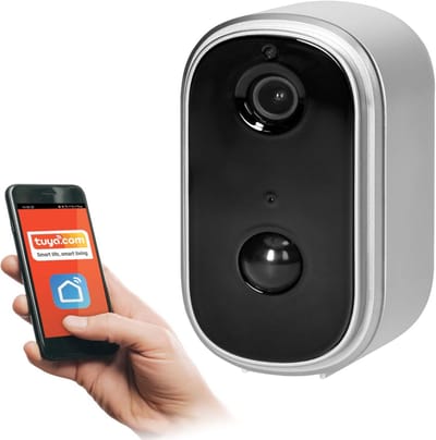 Buiten Beveiligingscamera WiFi met Smartphone App - Tuya Compatibel - IP65 Weerbestendig