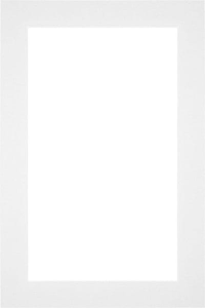 Passe-Partout Fotomaat 55x85 cm - Lijstmaat 62x93 cm - Wit - Museumkarton - Fotolijst niet inbegrepen
