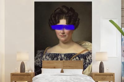 Behang - Fotobehang Johanna Henriette Engelen - Dubois Drahonet - Verf - Breedte 170 cm x hoogte 260 cm