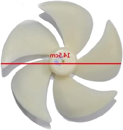 Koelkast Ventilatorbladen - Vriezeronderdelen Vriezeraccessoires - Koeling Verbeteren - Hoge Efficiëntie - 1x1x1 cm - Wit