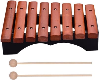 Muziekinstrument Xylofoon - 8 Noten Klokkenspel - Kinderen Muziek Leren - Houten Constructie - 268 cm Lengte - Niet Gespecificeerd