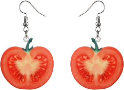 Fako Bijoux® - Oorbellen - Groente & Fruit - Tomaat