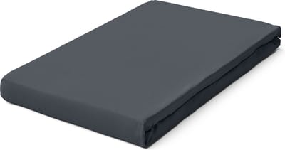 Schlafgut Pure Bio Katoen Jersey Hoeslaken L - 140x200 - 160x220 556 Grey Deep