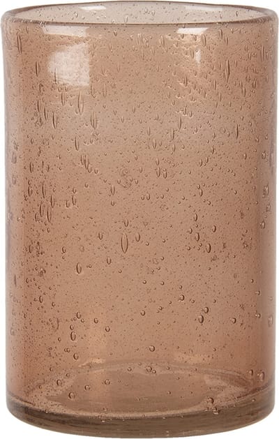 Clayre & Eef Theelichthouder Ø 10x15 cm Roze Glas
