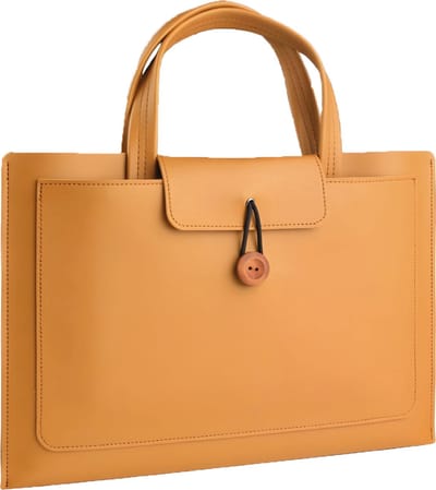 Laptophoes 13 inch & 14 inch - Geel - Laptoptas Dames / Heren - Voor o.a. 13 inch laptop en 14 Inch laptop - Geschikt voor Macbook Tas
