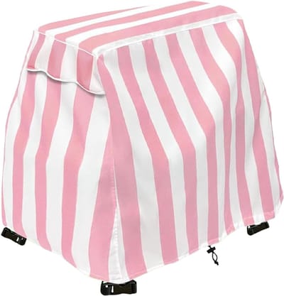 Watertafel Afdekhoes - Tafelbeschermer Buitenspeelgoed - Bescherming Buitenmeubilair - Waterafstotend Ademend - 103x66x84 cm - Roze strepen