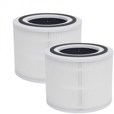 TOVBMUP Luchtreinigerfilters - Compatibel met Levoit Core 300 luchtreinigers - Verwijdert tot 99,98% van het stof, pollen en allergenen - Geschikt voor mensen met een allergie en rokers - Verpakking van 2