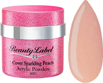 Beauty Label Acrylic Powders - Cover Sparkling Peach 40g
