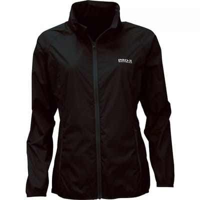 Pro-X Elements - Opbergbare regenjas voor dames - LADY PACKable - Zwart - maat 36