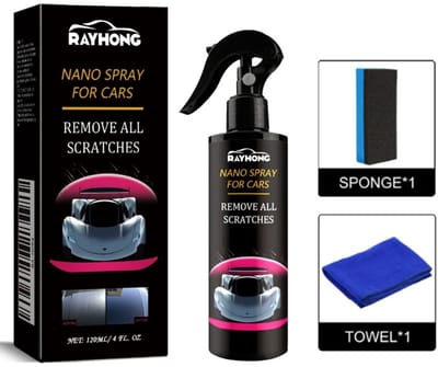 TLVX Krasverwijderaar en Bescherm Coating 120ML / Keramische Auto Coating Spray / Car Auto Polish Spray / Polijsten / Top Coating Lichte Krassen Verwijderen / Quick Coating / Auto Wax / Reinigen / Car Cleaning / Vuilafstotend / Langdurige bescherming