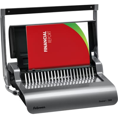 Fellowes inbindmachine Quasar plus plastic bindrug, 500 vel