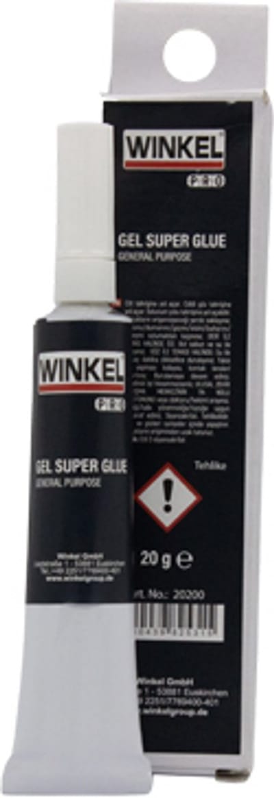 Winkel 4W54 Superlijm Gel – Long Life Ca – Secondelijm – Sterke Lijm – 20 gram - Hobbylijm - druppelt niet