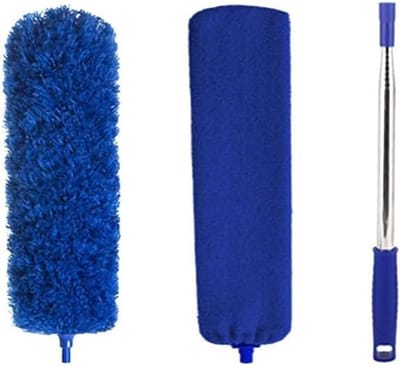 Intrekbare microvezeldoek set voor hoge plafonds en moeilijk bereikbare plekken - flexibel schoonmaakgereedschap zonder ladder